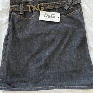 Dolce Gabbana mini jean skirt size 40